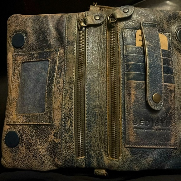 Bedstu Cadence Brand New Leather Organic Colbalt Blue - Picture 3 of 5